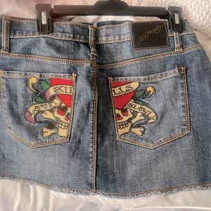 Ed Hardy Jean Skirt